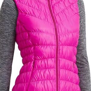 Athleta Women's Vibrant Pink Puffer Vest